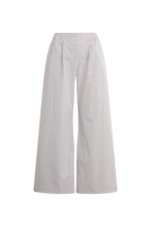 PANTS/SHORTS Yoshi Wide Leg Boxer Pant in Parchment and Pinot Stripe Leset