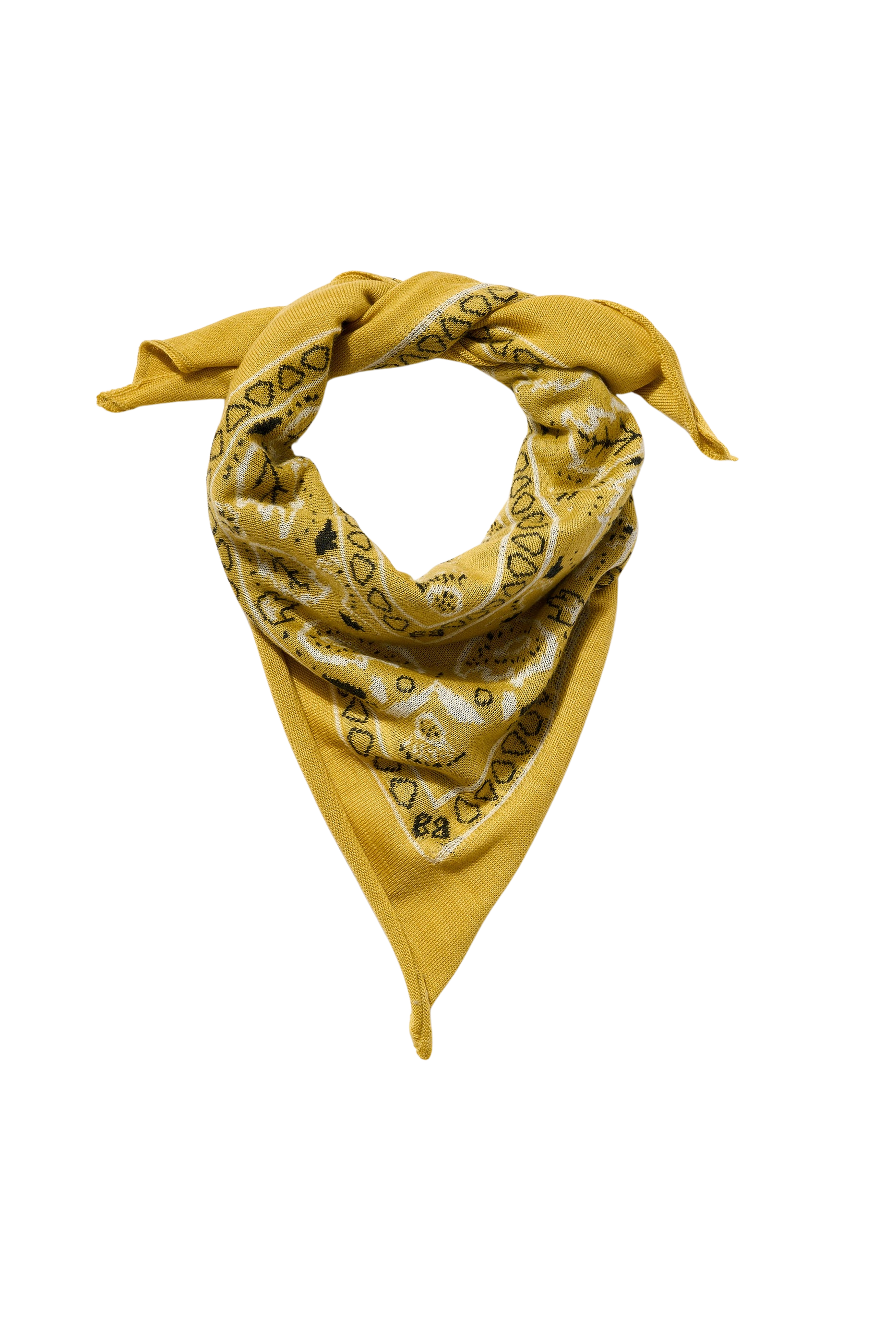 ACCESSORIES Cashmere Bandana in Golden Organic by John Patrick
