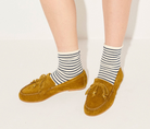 SHOES Celeste Loafer in Bog Suede Freda Salvador
