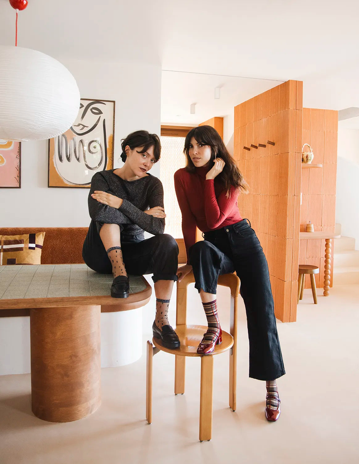 ACCESSORIES Giboulees Socks in Argentees Atelier St Eustache