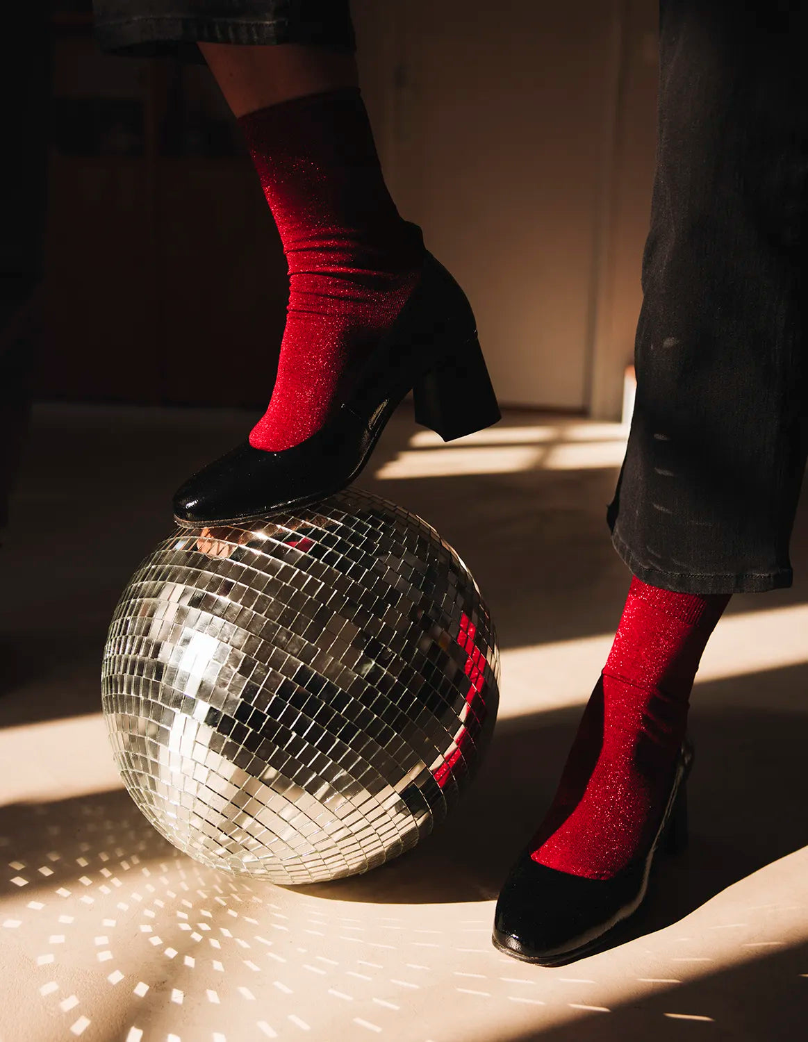 ACCESSORIES Tango Socks in Red Atelier St Eustache