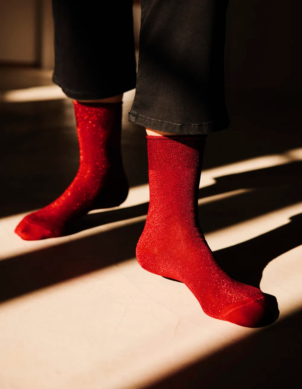 ACCESSORIES Tango Socks in Red Atelier St Eustache