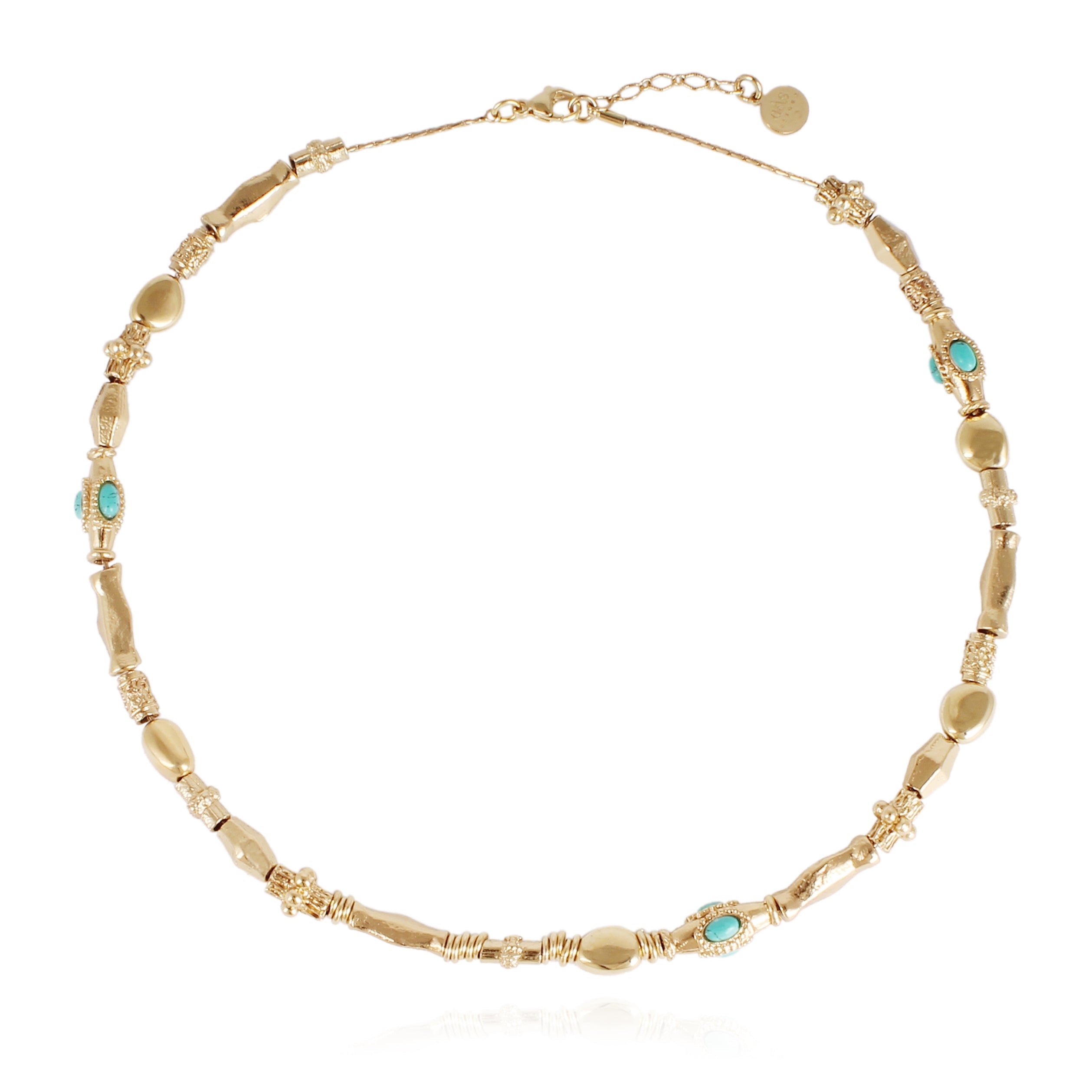 FASHION JEWELRY Kali Necklace in Turquoise GAS Bijoux