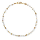 FASHION JEWELRY Mini Aloha Necklace in Gold & Pearl GAS Bijoux