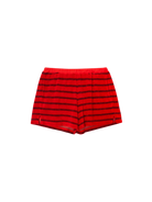 LOUNGE Shayden Terry Sweatshort in Red Pepper Xirena