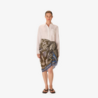 ACCESSORIES Neptune Scarf in Khaki Inoui Editions