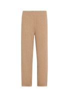 LOUNGE Georgia Cable Joggers in Light Camel Simkhai