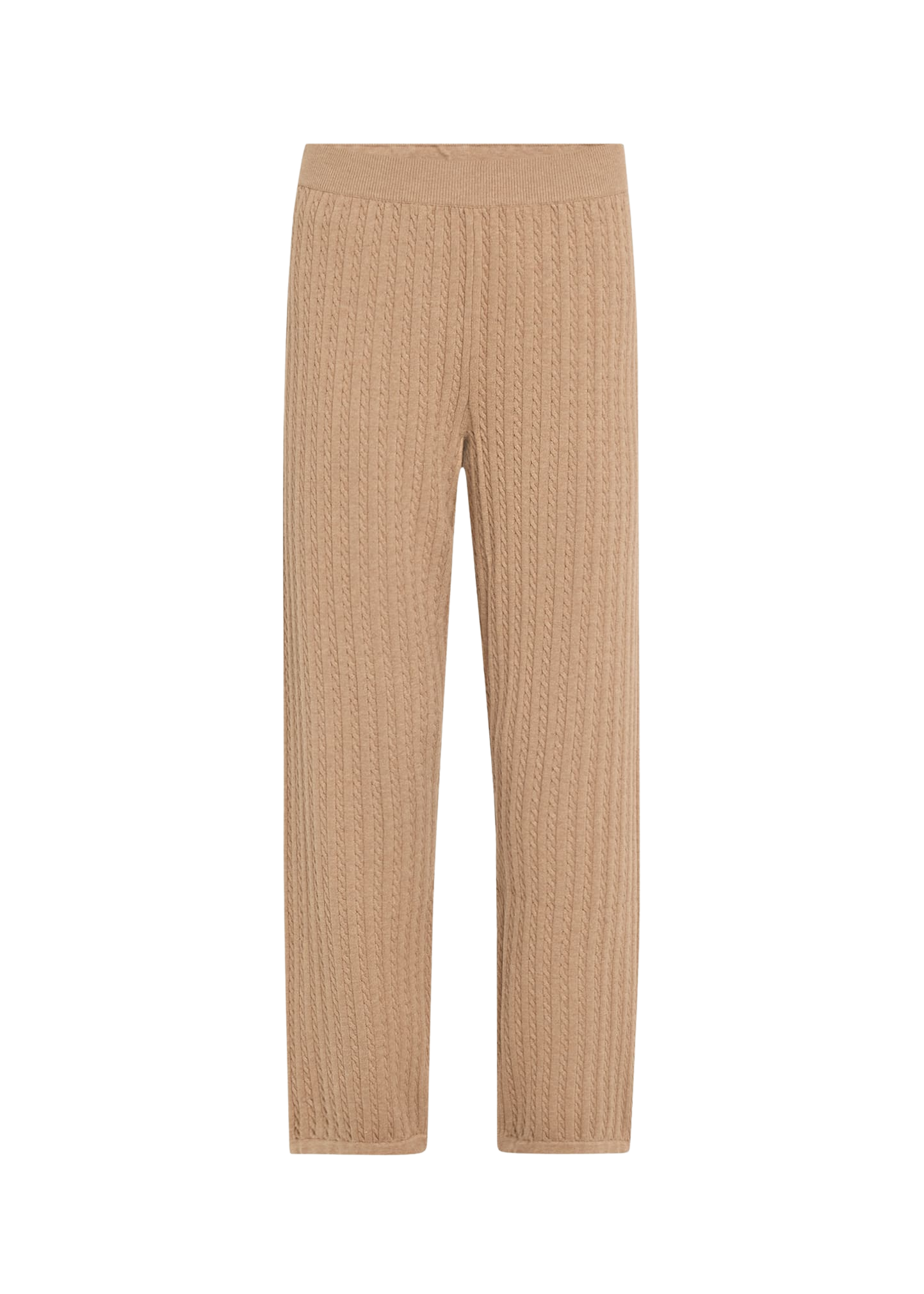 LOUNGE Georgia Cable Joggers in Light Camel Simkhai