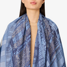 ACCESSORIES Vivienne Scarf in Blue Inoui Editions