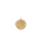 JEWELRY Initial #6 Pendant in Yellow Gold Pascale Monvoisin