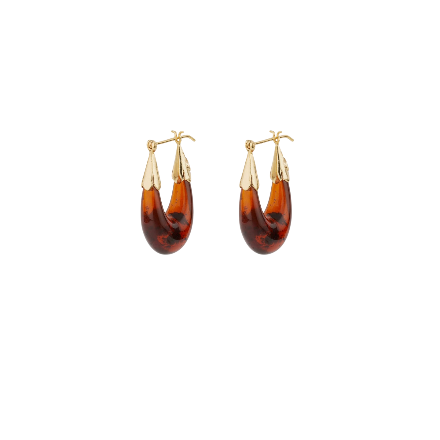 FASHION JEWELRY Ecume Earring in Tortoise GAS Bijoux