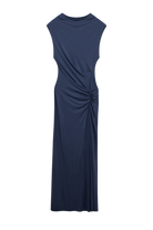 DRESSES/JUMPSUITS Acacia Midi Dress in Midnight Simkhai