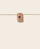 JEWELRY Deva Resin Necklace in Garnet Pascale Monvoisin