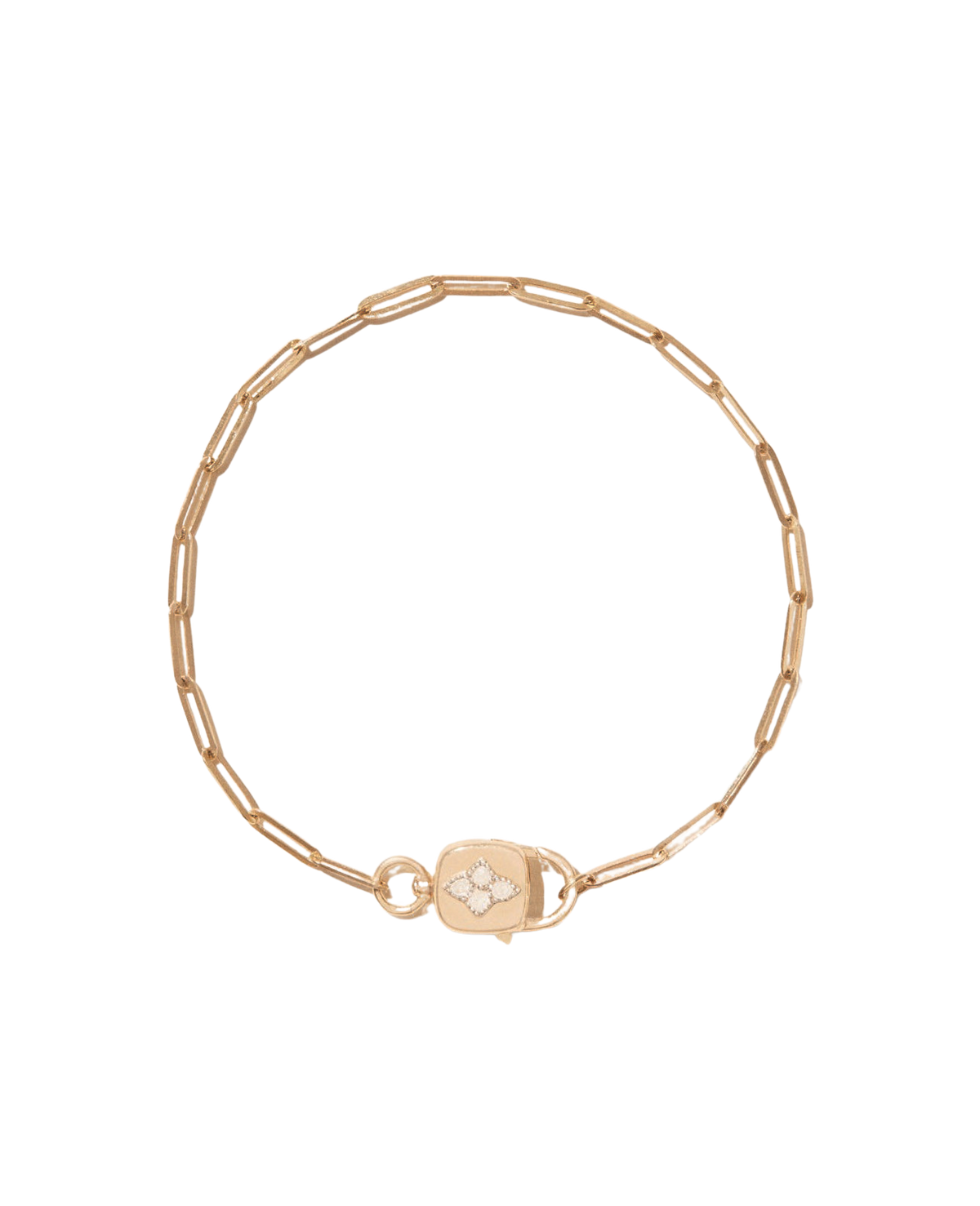 JEWELRY Louise Chain Bracelet in Yellow Gold Pascale Monvoisin