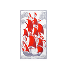 ACCESSORIES Des Rives Et Des Rives Scarf in Red Inoui Editions