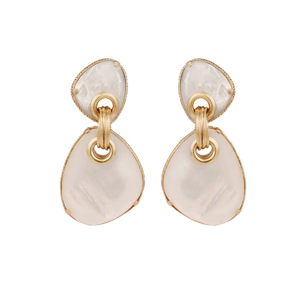Tao Croix Perle Earrings in Gold / Clear Beads Tao Croix Perle Earrings in Gold / Clear Beads