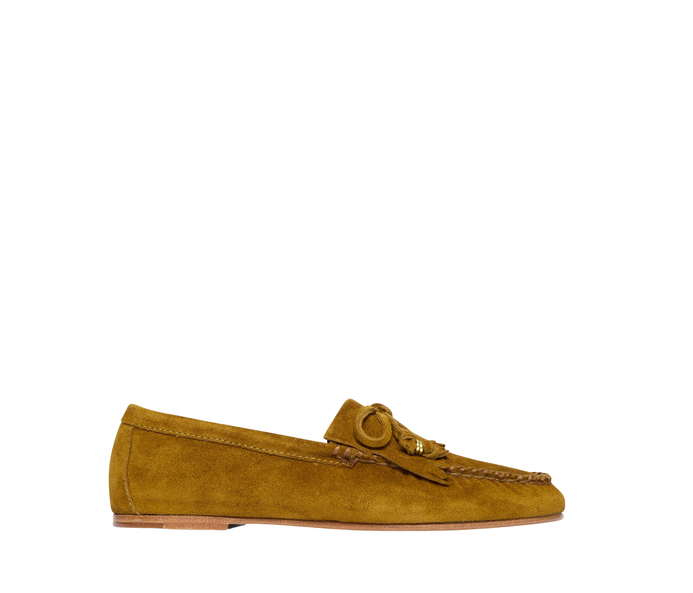 SHOES Celeste Loafer in Bog Suede Freda Salvador