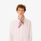 ACCESSORIES Pagode Square Scarf in Off White Inoui Editions