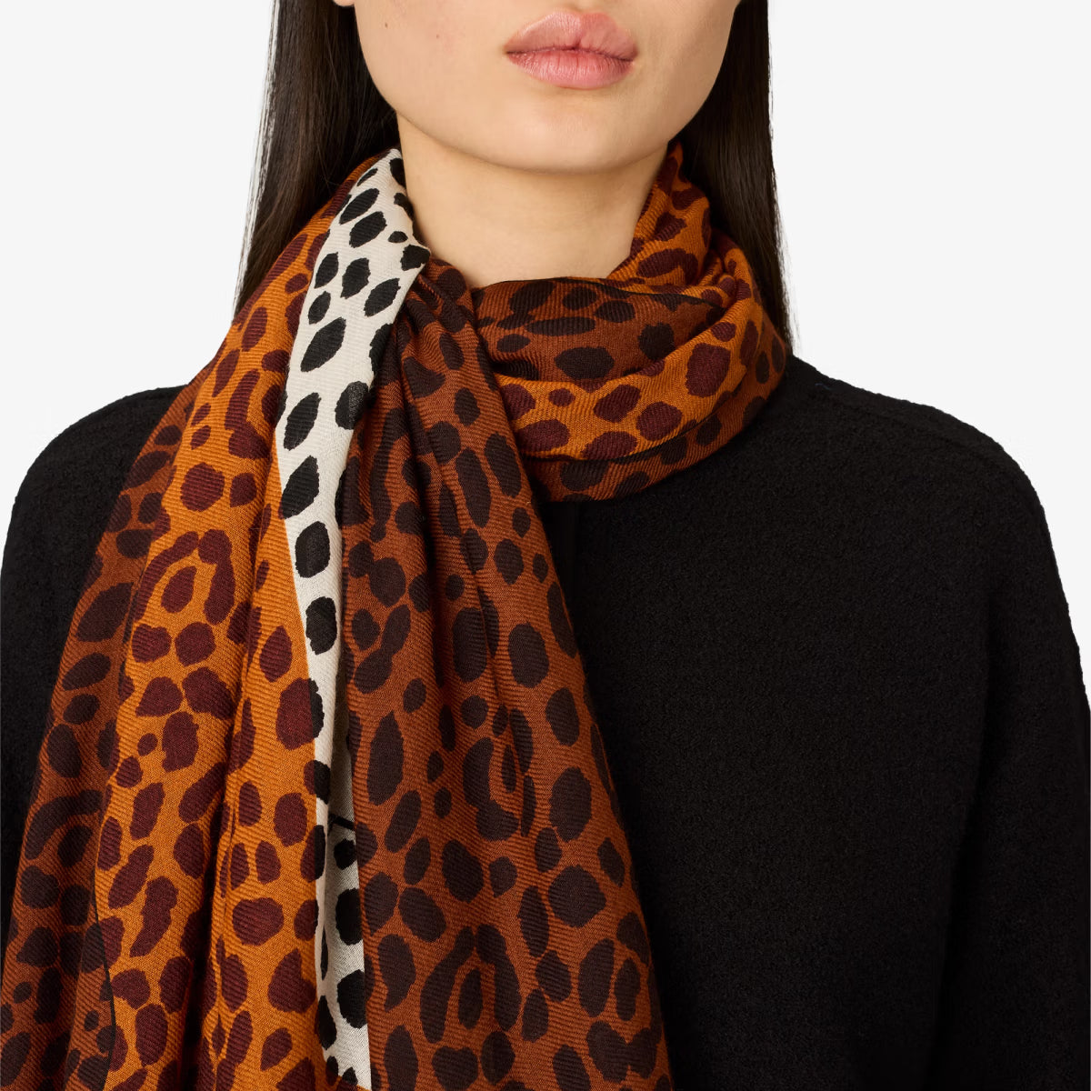 ACCESSORIES Felis Scarf in Burgundy Inoui Editions