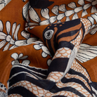 ACCESSORIES Neptune Scarf in Golden Brown Inoui Editions