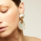 FASHION JEWELRY Silia Earring in Mother of Pearl GAS Bijoux