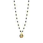 JEWELRY Ladybug Necklace in Black Gigi Clozeau