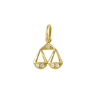 JEWELRY Libra Zodiac Pendant in Yellow Gold Gigi Clozeau