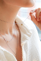 JEWELRY Mini Gigi Lucky Heart Necklace in Lapis Gigi Clozeau