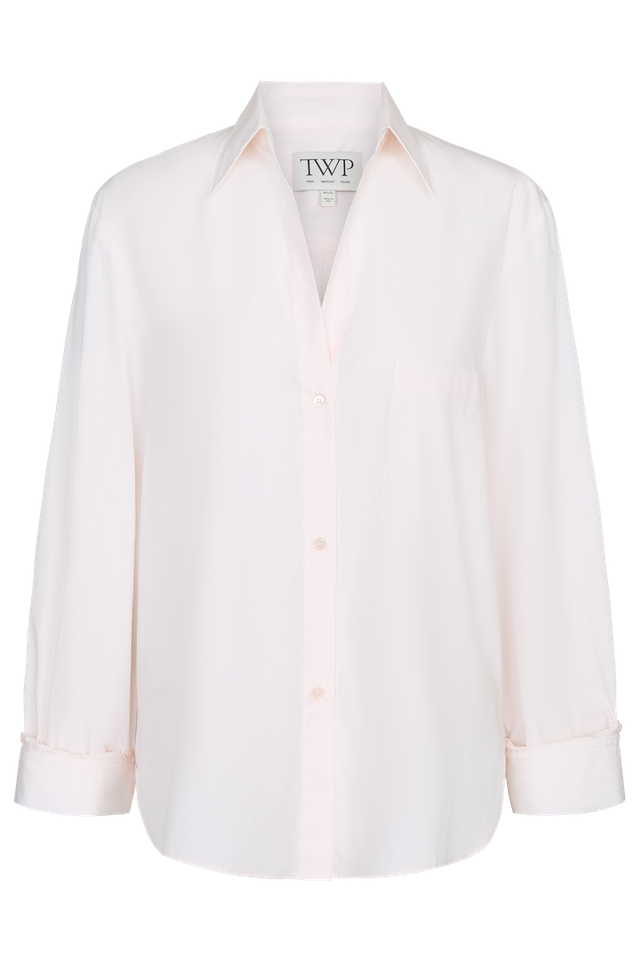 BLOUSES/SHIRTS/TOPS Next Morning Shirt in Sheer Pink TWP