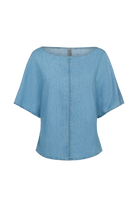 BLOUSES/SHIRTS/TOPS Chambray Simple Tee in Montauk TWP