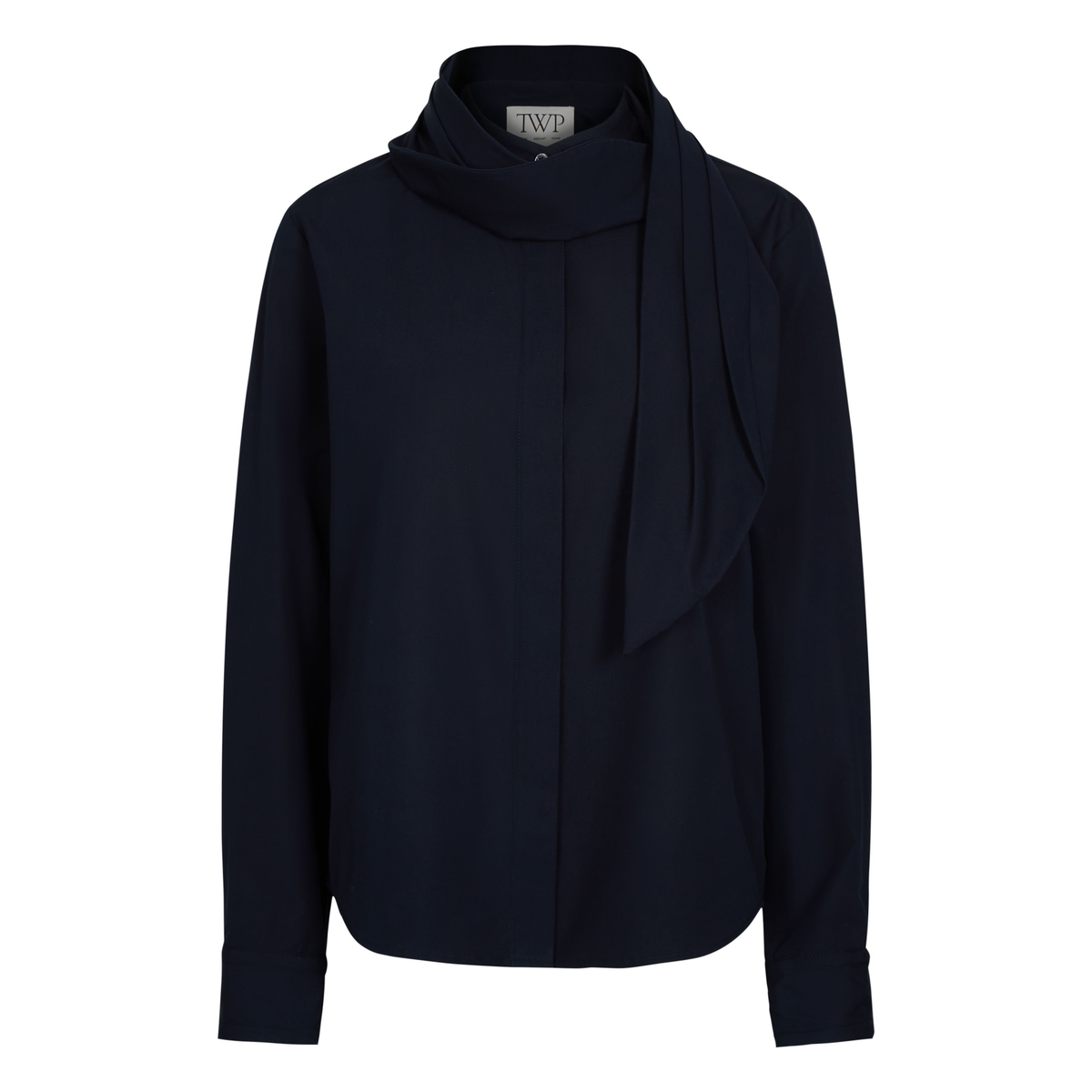 BLOUSES/SHIRTS/TOPS CB Top with Tie in MIdnight TWP