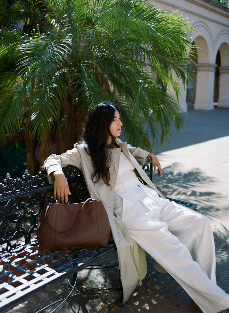 Handbags Orsyn Makena Tote in Chocolate Orsyn