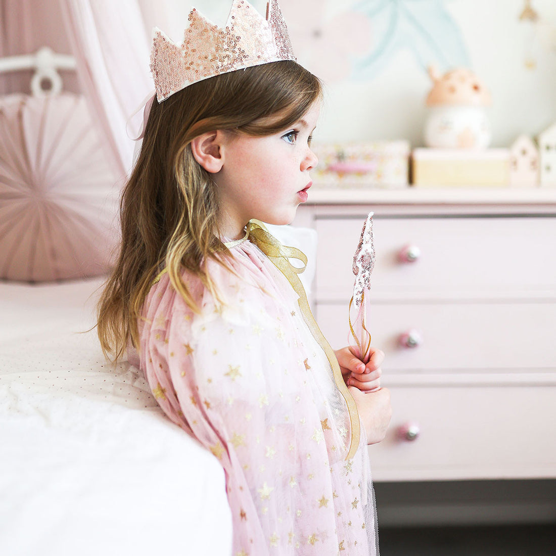 CHILDREN'S PLAY TULLE STAR CAPE Alimrose