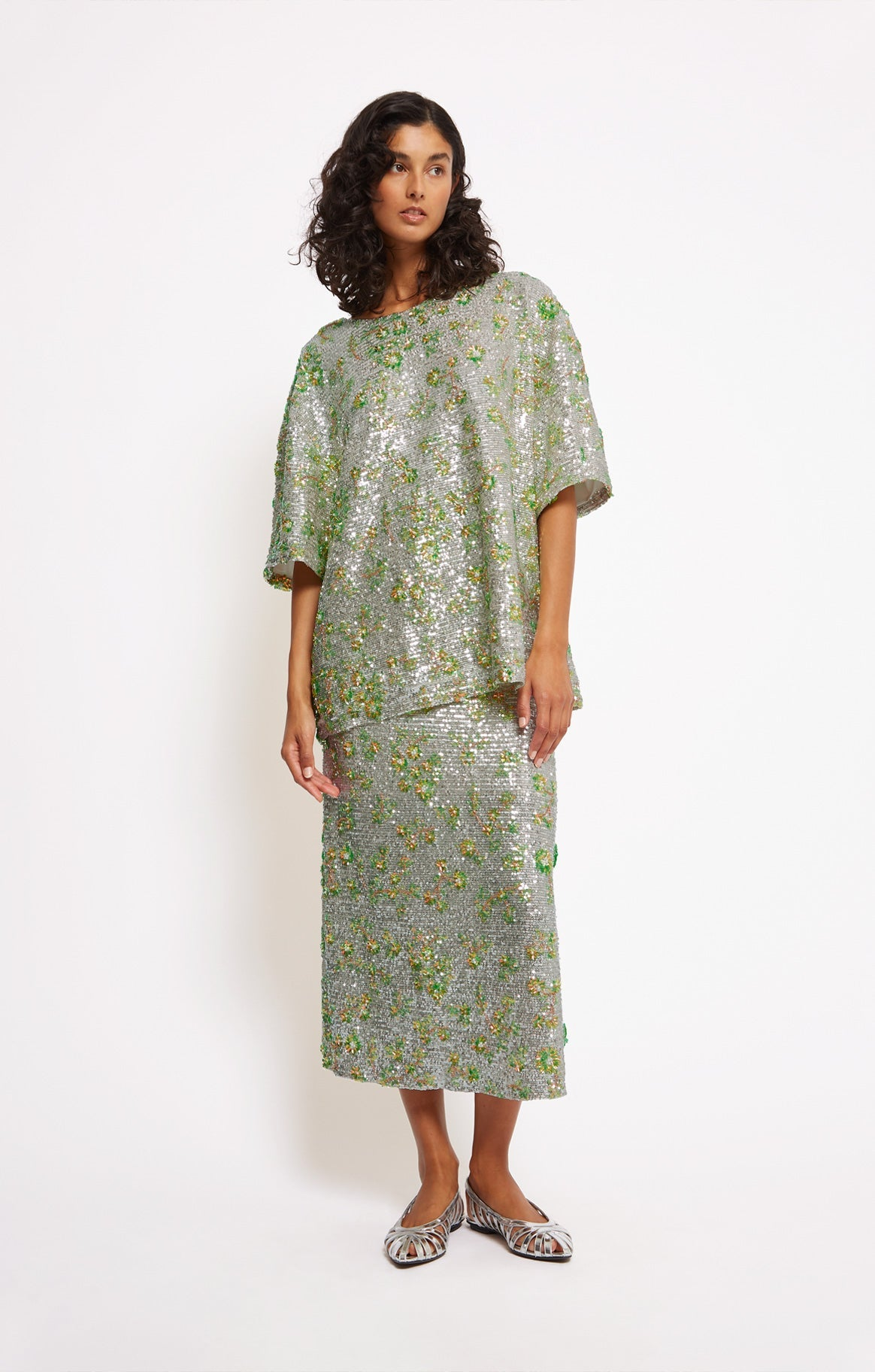 BLOUSES/SHIRTS/TOPS TOP IN ARGENT Roseanna