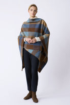 COATS/JACKET Montana Poncho in Autumn Check Kal Rieman