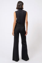 PANTS/SHORTS Ponte Wide Leg Pant in Black Kal Rieman