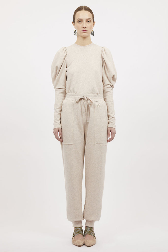 Pants Ulla Johnson Rory Pant in Oatmeal Ulla Johnson