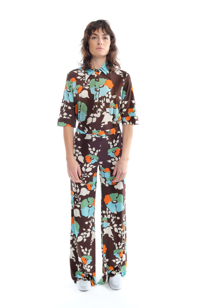 Pants La Prestic Ouiston Giudecca Pant in Pansy Floral La Prestic Ouiston