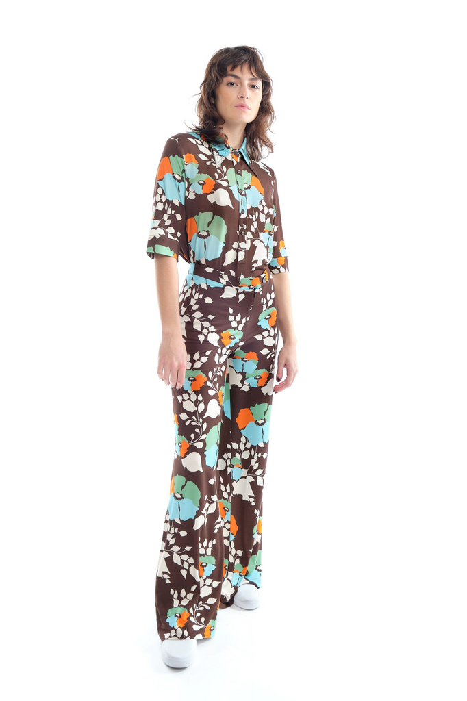 Pants La Prestic Ouiston Giudecca Pant in Pansy Floral La Prestic Ouiston