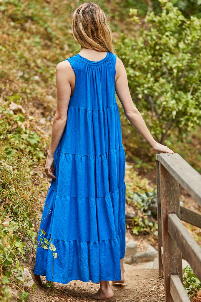 Dresses 9seed Lighthouse Maxi Dress in Klein Blue 9seed