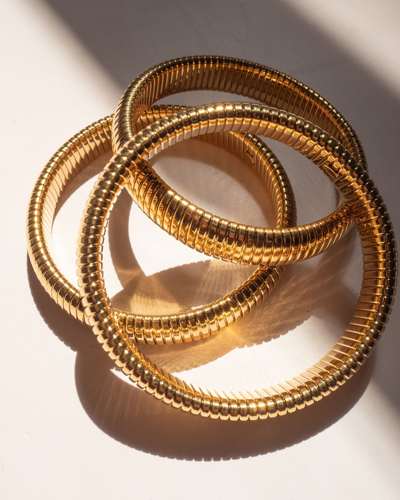 FASHION JEWELRY Flex Snake Chain Bracelet Set Luv Aj
