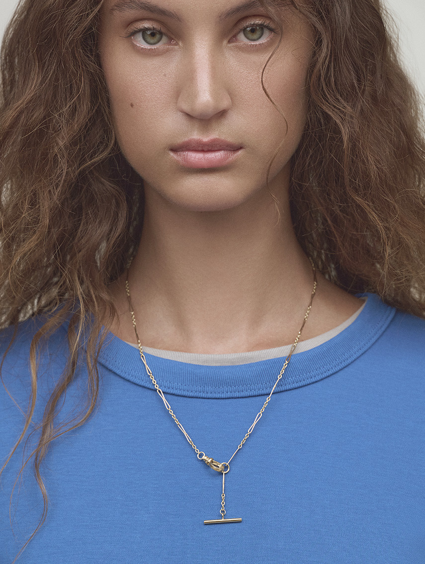 JEWELRY Marcia #2 Necklace in Yellow Gold Pascale Monvoisin