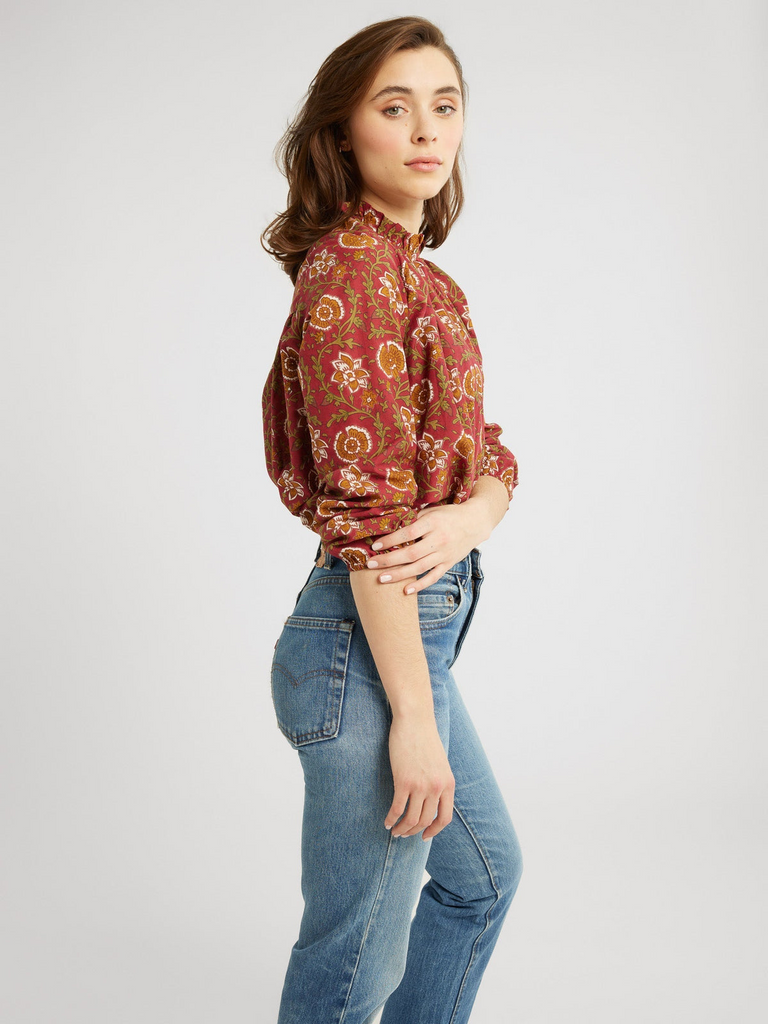 Tops Mille Francesca Top in Cinnabar Mille