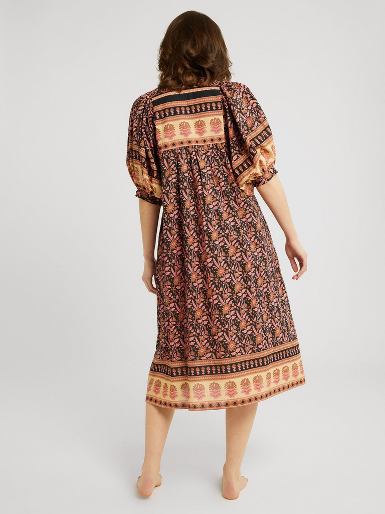 Dresses Mille Saffron Dress in Fiore Mille
