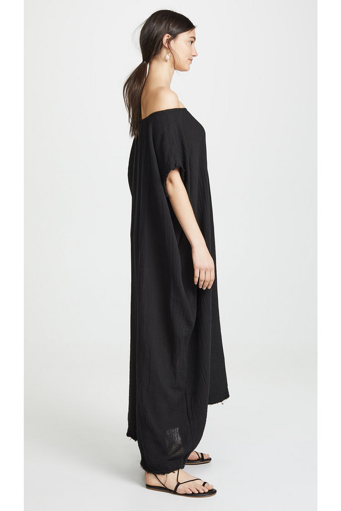 Dresses 9seed Moonstone Caftan in Black 9seed
