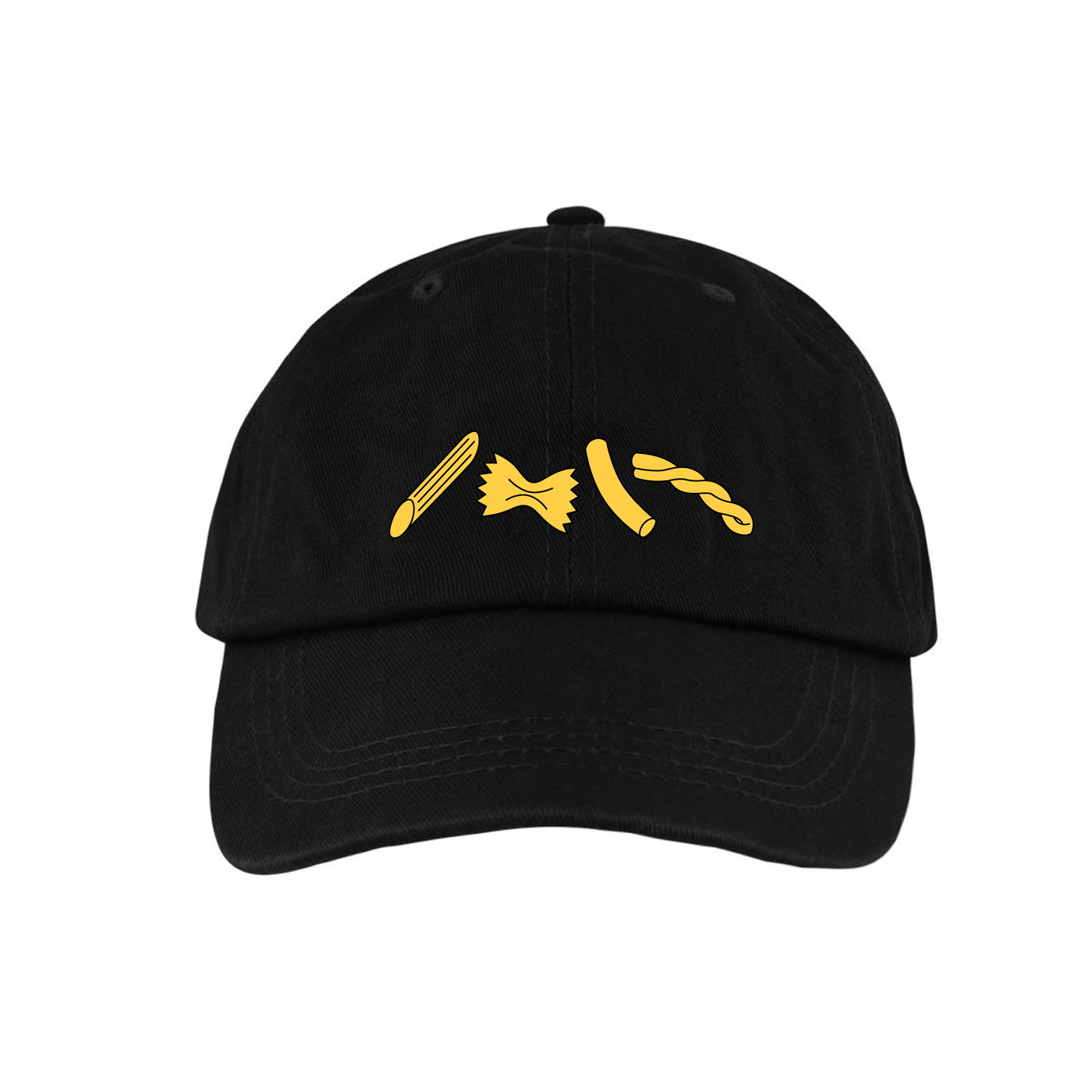 HATS Pasta Cap in Black Maison Chanamon