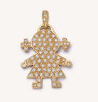 JEWELRY Pavé Baby Girl Pendant Carolina Bucci