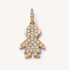 JEWELRY Mini Pavé Baby Boy Pendant Carolina Bucci