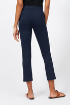 PANTS/SHORTS Pintuck Slit Capri in Navy Kal Rieman