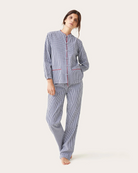 LINGERIE/PJ/SWIM Siam Pj Set in Navy Gingham Scarlette Ateliers